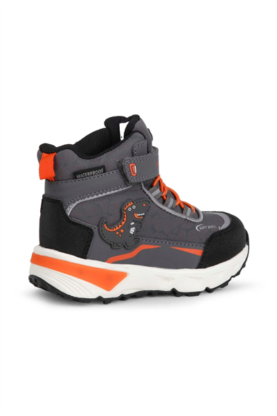 Buckhead T-Rex Çocuk Işıklı Bot - Gri Waterproof BUCK3036-004
