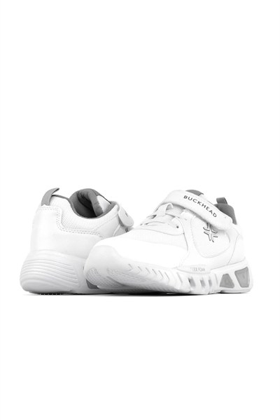 Buckhead Triangle Çocuk Beyaz Işıklı Spor Ayakkabı BUCK4157