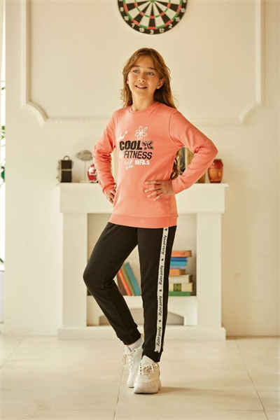 Elsima B2939 Kız Çocuk Coral Pijama Takımı
