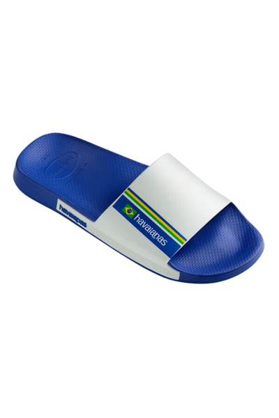 Havaianas Slide Brasil Erkek Beyaz Mavi Terlik 4147319-2711