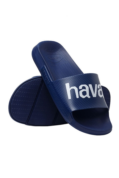 Havaianas Slide Classic Logomania Erkek Lacivert Terlik 4148124-0555