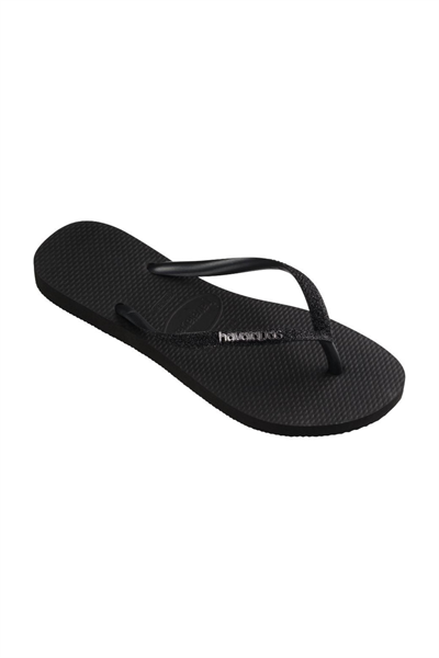 Havaianas Slim Glitter II Kadın Siyah Simli Terlik 4146975-1069