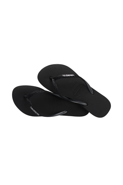 Havaianas Slim Glitter II Kadın Siyah Simli Terlik 4146975-1069