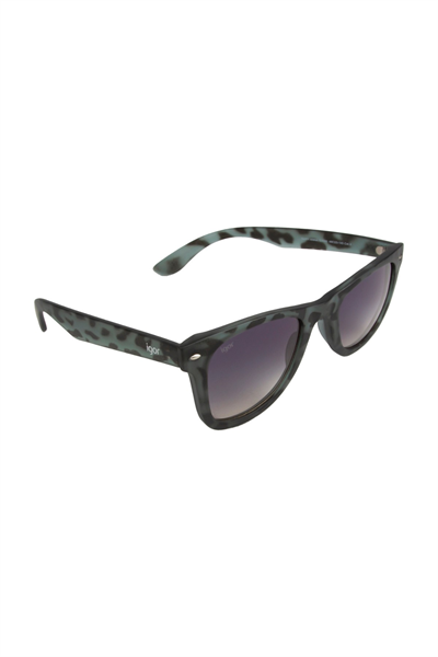 Igor Anna UV Korumalı Polarize Kadın Leopar Desenli Güneş Gözlüğü - Siyah SS101-1100