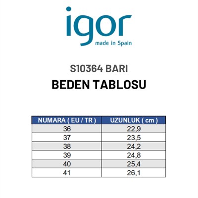 Igor Bari Kadın Parmak Arası Terlik - Siyah S10364-002