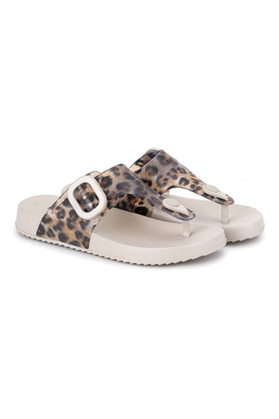 Igor Bari Leo Kadın Parmak Arası Terlik - Kum Beji Leopar S10362-100