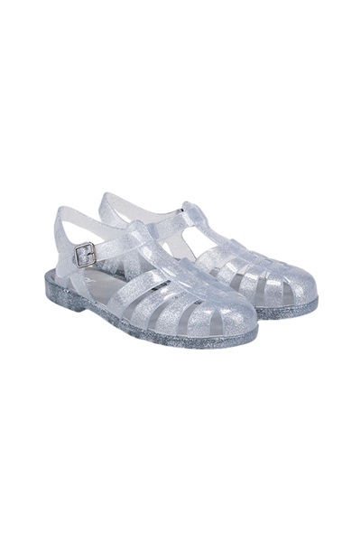 Igor Biarritz Glitter Kadın Şeffaf Simli Sandalet S10262-135