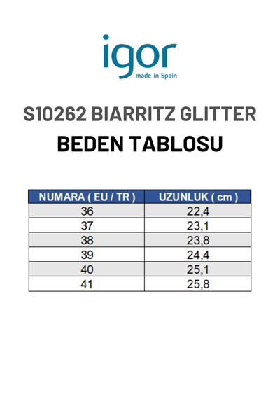 Igor Biarritz Glitter Kadın Şeffaf Simli Sandalet S10262-135