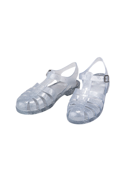 Igor Biarritz Glitter Kadın Şeffaf Simli Sandalet S10262-135