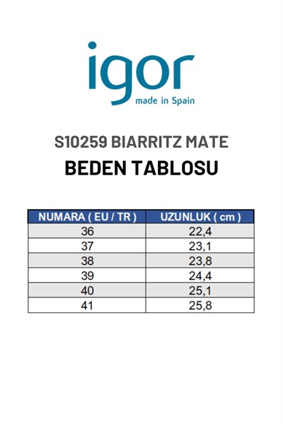 Igor Biarritz Mate Kadın Kum Sandalet S10259-100
