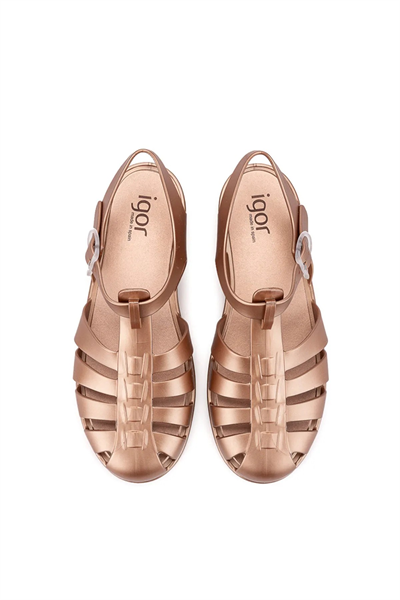 Igor Biarritz Mate Metal Kadın Sandalet - Mat Bronz S10346-099