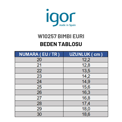 Igor Bimbi Euri Çocuk Beyaz Yağmur Çizmesi W10257-001