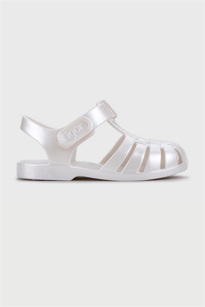 Igor Clasica Nacar Kız Çocuk Sandalet - Fildişi S10367-079
