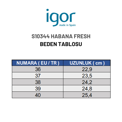 Igor Habana Fresh Kadın Siyah Terlik S10344-002
