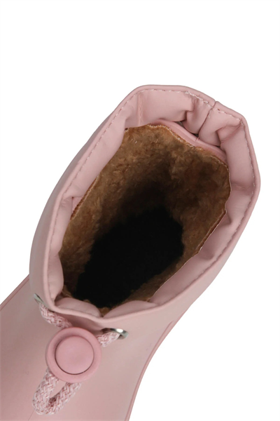Igor Mendi Borreguito Kız Çocuk İçi Kürklü Yağmur Çizmesi - Soft Pembe CC335-197