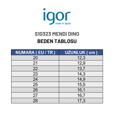 Igor Mendi Dino Çocuk Jeans Yağmur Çizmesi W10323-050