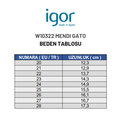 Igor Mendi Gato Kız Çocuk Bej Yağmur Çizmesi W10322-004