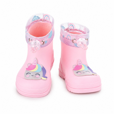 Igor Mendi Unicornio Kız Çocuk Yağmur Çizmesi - Pembe W10359-010