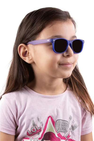 Igor Nebula UV Korumalı Unisex Çocuk Lacivert - Mor Güneş Gözlüğü SS290-567