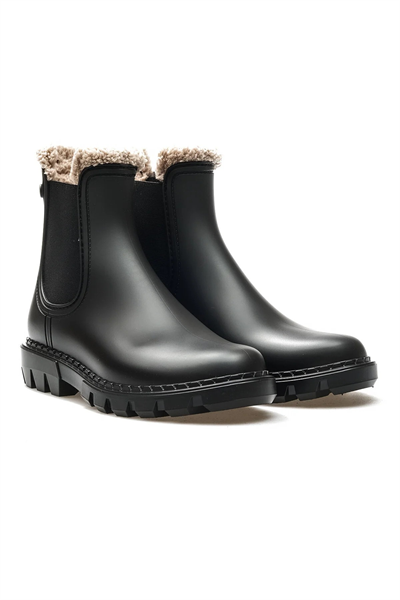 Igor Rock Borreguito Kadın Kürklü Yağmur Botu - Siyah W10320-002
