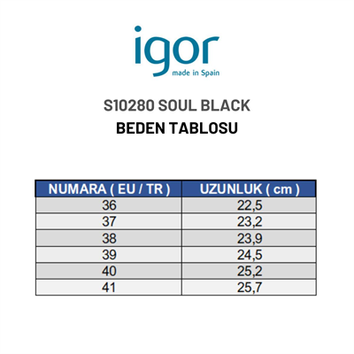 Igor Soul Kadın Siyah Yağmur Botu W10280-002