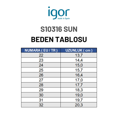 Igor Sun MC Çocuk Fildişi Terlik S10316-079