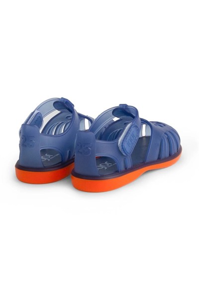 Igor Tobby Bicolor Çocuk Sandalet - Lacivert Turuncu BB354-063