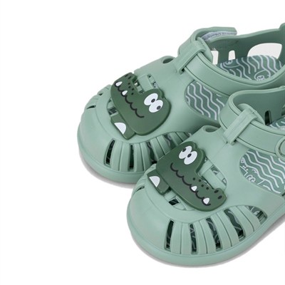 Igor Tobby Croco Çocuk Timsah Desenli Sandalet - Yeşil S10371-361
