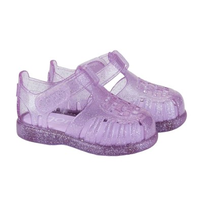 Igor Tobby Gloss Glitter Kız Çocuk Lila Simli Sandalet S10308-212