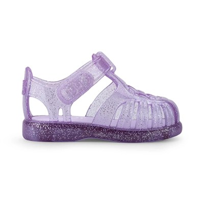 Igor Tobby Gloss Glitter Kız Çocuk Lila Simli Sandalet S10308-212