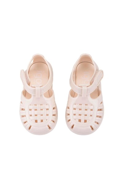 Igor Tobby Gloss Kız Çocuk Parlak Sandalet - Fildişi S10311-079