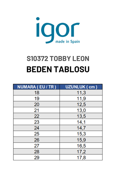 Igor Tobby Leon Çocuk Sandalet - Sarı S10372-235