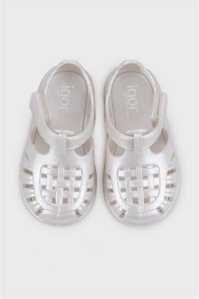 Igor Tobby Nacar Kız Çocuk Sandalet - Fildişi S10366-079