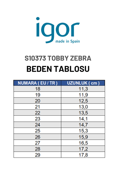 Igor Tobby Zebra Kız Çocuk Sandalet - Rosa S10373-383