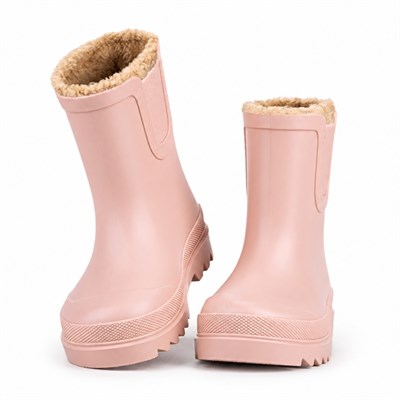 Igor Tokio Borreguito Kız Çocuk Kürklü Yağmur Çizmesi - Soft Pembe W10290-197