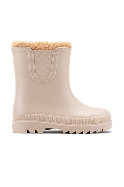 Igor Tokio Borreguito Çocuk Kürklü Bej Yağmur Çizmesi W10290-004