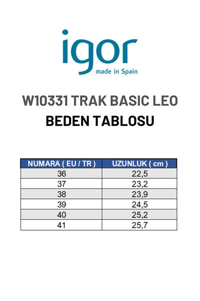 Igor Trak Basic Leo Kadın Yağmur Botu - Siyah Leopar W10331-002