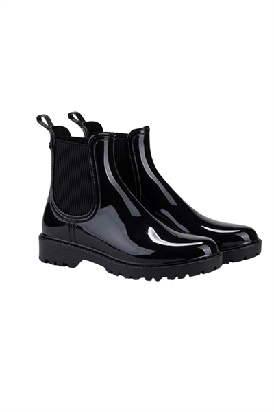 Igor Trak Kadın Siyah Rugan Yağmur Botu W10216-002