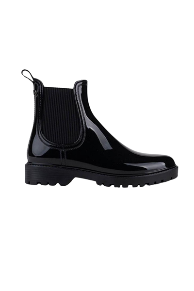 Igor Trak Kadın Siyah Rugan Yağmur Botu W10216-002