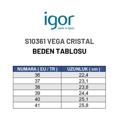Igor Vega Cristal Kadın Sandalet - Şeffaf S10361-001