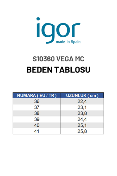 Igor Vega MC Kadın Sandalet - Kiremit S10360-381