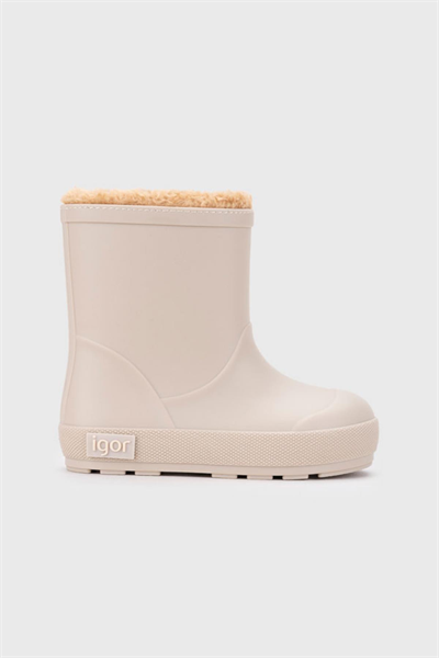 Igor Yogi Borreguito Çocuk Bej Kürklü Yağmur Çizmesi W10306-004