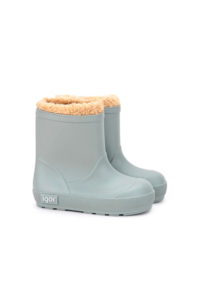 Igor Yogi Borreguito Çocuk Kürklü Yağmur Çizmesi - Yeşil W10306-013