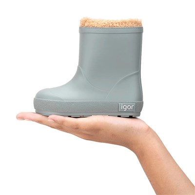 Igor Yogi Borreguito Çocuk Kürklü Yağmur Çizmesi - Yeşil W10306-013