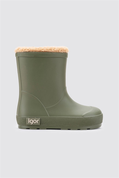 Igor Yogi Borreguito Kürklü Çocuk Haki Yağmur Çizmesi W10306-042