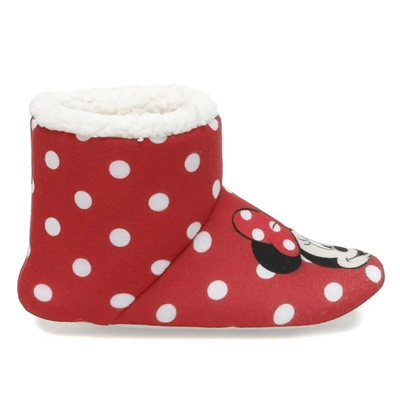 Minnie Mouse Mixa P2PR Kız Çocuk Kırmızı Panduf