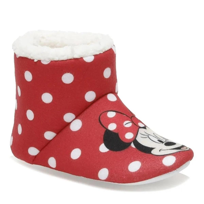 Minnie Mouse Mixa P2PR Kız Çocuk Kırmızı Panduf
