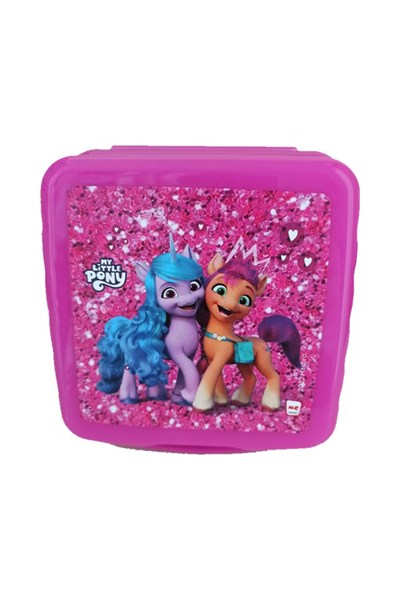 My Little Pony 22770 Çatal Kaşıklı 4 Bölmeli Fuşya Beslenme Kabı