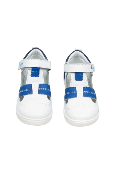 Pappa Çocuk Beyaz Deri Sandalet B0803-01