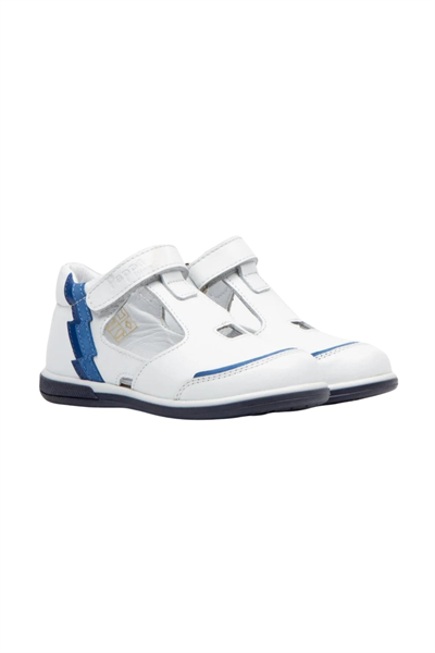 Pappa Çocuk Beyaz Deri Sandalet B0835-01
